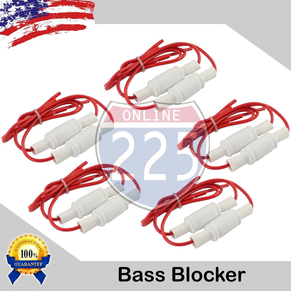 5 Pair 10% Bass Blocker Capacitors 14 uF 50 Volts 2800 Hertz 4 Ohm Non-Polar Cap
