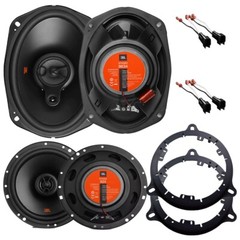 JBL 420 Watt Front & 240 Watt Rear Door Car Speakers for 2004-2015 Nissan Titan