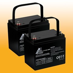 2 pack | 12V 33Ah AGM Sealed Lead Acid Battery Also Replaces 35Ah, 34Ah, 32Ah