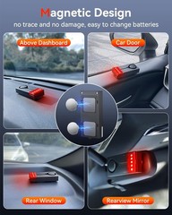 Car Anti-Theft Vibration Alarm 108dB Wireless Remote Vehicle Security System