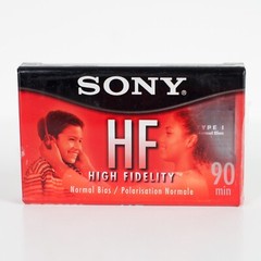 Sony HF 90 and Maxell UR 90 Cassette Tapes Blank Sealed