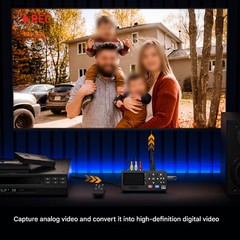 VHS to Digital Converter Video to Digital Recorder with Remote RCA to HDMI NewCe