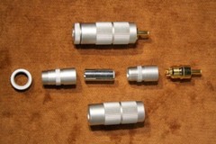 15(ea) AUDIOPHILE QUALITY ALUMINUM BODY GOLD RCAs SOLDER ATTACHMENT, EXCELLENT!