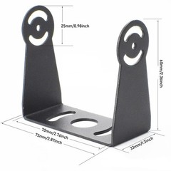 ThtRht RV Backup Camera Mounting Bracket Truck Rear View Monitor Stand Black