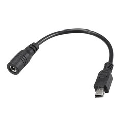 11cm DC Female Charger 4.0×1.7mm Adapter to Mini USB Plug Male Cable