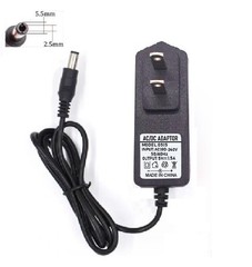 5V 1.5A AC/DC Adapter Power Supply Charger with 5.5×2.1mm + 3 DC Power Tips
