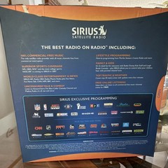 Sirius Stratus Plug & Play Portable Satellite Radio with Vehicle Kit, Blue/Black