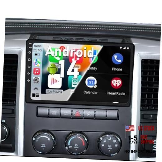 4GB+64GB,Car Radio Upgrade for Dodge RAM 1500 2500 3500 for RAM 4GB+ ROM 64GB