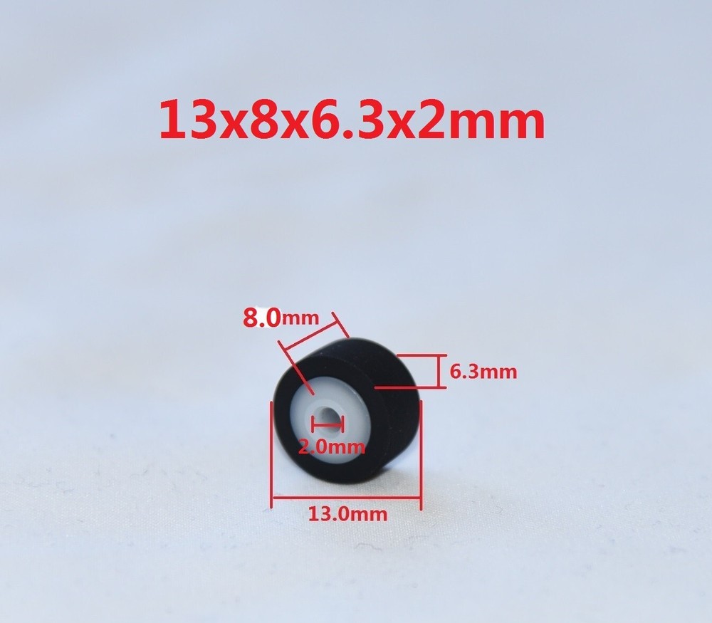 Pinch roller for most Cassette decks Boomboxes Walkman Sony Sharp Sanyo Aiwa