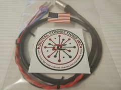 Canare 4S8 4-Pin XLR Male to 4 BFA Banana Plug OCC Silver Hifi Speaker Cable