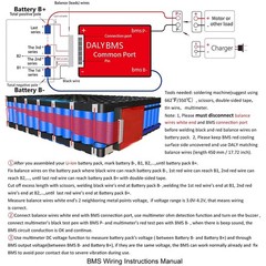 Daly 13S 48V 40A Li-ion BMS + 5P13S Holder + Nickel Kits for Battery ACUS
