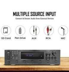 Home Theater System Kit, 6-Channel 6000 Watts Bluetooth Amplifier with 6.50″ …