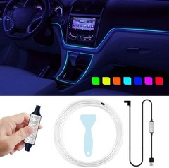5m Car Ambient Light USB 5V LED Strip Sound Active Multicolor for Home Car