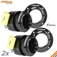 2x PRV Audio TW450Ti-ND-4 Bullet Neodymium Pro Super Tweeter 4 Ohm Titanium 240W