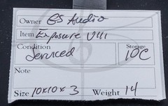 EXPOSURE VIII STEREO POWER AMPLIFIER STANDARD BRITISH HIFI 55W