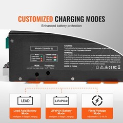 VEVOR RV Converter 55 Amp 110V AC to 12V DC RV Power Converter Battery Charger