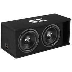 CT Sounds Dual 12” 2600W Loaded Tropo Series Subwoofer Box – TROPO-2X12D4