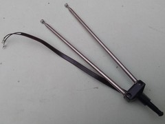 Vintage Rabbit Ears Telescoping Analog TV Antenna 47″