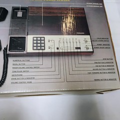 Retro Unisonic Woodgrain 7725 Answering Machine With Telephone – Original Box