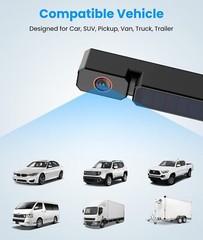 AUTO-VOX Solar Wireless Backup Camera 5″ 1080P Monitor+ 1/2PCS Rear View Cameras