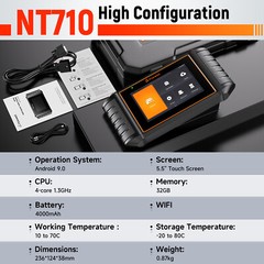 Foxwell NT710 for BMW All System Active Test OBD2 Scanner Car Diagnostic Tool