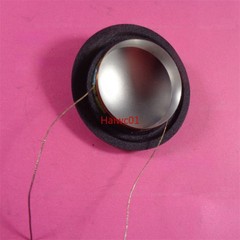 25.4mm Titanium Dome Tweeter Diaphragm Silk Edge 4/8Ω White Aluminum Former