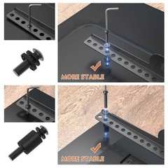 TV Mount Screws Universal Installation Hardware Kit Screw PACKAGE, Black