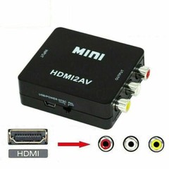 1080P Mini HDMI To RCA Audio Video AV CVBS Composite Converter Adapter For TV US