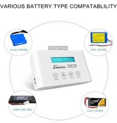 Gens ace IMARS III Pro Balance Charger 100W 10A Lipo Battery Charger NO 9V BOARD