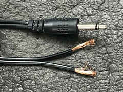 3.5mm Male Plug to Bare Wire 6 Feet SPEAKER CABLE, PURE COPPER BERGQUIST