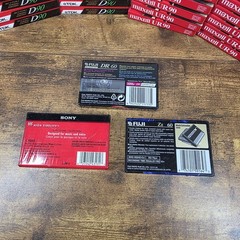 26x Various Sealed Cassette Tapes Maxell UR90 TDK D90 Fuji DR Z II Sony HF 90
