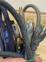 Lot of 3 Monster Cables HDMI Cables 6ft & 10ft- Nice Shape.