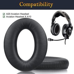 New Replacement Ear Pads Cushions for Aviation Headset X A10 A20 Bose Headphones