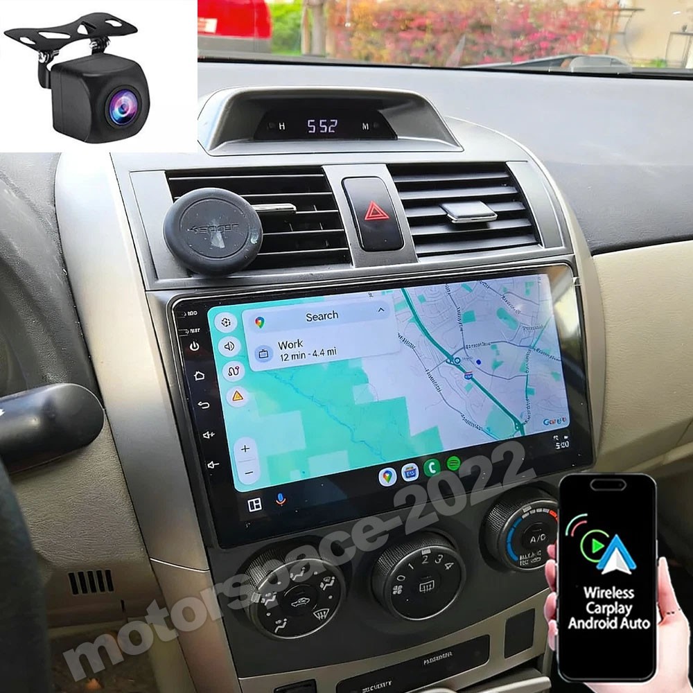 Apple Carplay For Toyota Corolla 2009-2013 Car Stereo Radio Android 15 GPS WIFI