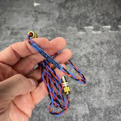 Kimber Kable PBJ 1 Meter Pair with ULTRAPLATE RCA Red & Blue Connectors