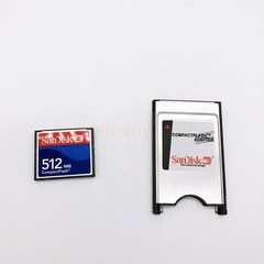 512MB Compact Flash Memory Card CF Card +PCMCIA Adapter+SSK USB2.0 reader FANUC