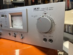 Vintage AKAI Stereo Cassette Deck CS-MO1 Works Great! Awesome Deck