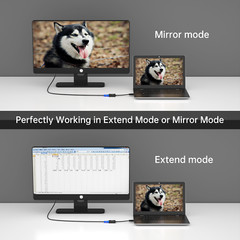 MT-VIKI HDMI to VGA Adapter Converter, HDMI Cable Converter Male to VGA Female