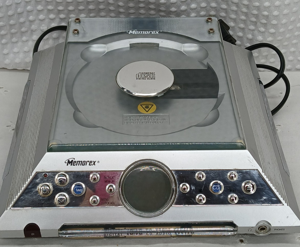 MEMOREX MX4114 CD PLAYER UFO STEREO *TESTED MAIN UNIT ONLY* VINTAGE COMPACT DISC