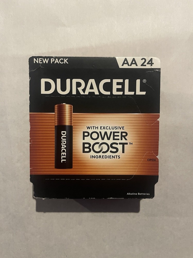 DURACELL AA 24 PACK POWER BOOST BATTERIES |EXP MAR 2037| NEW