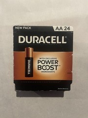 DURACELL AA 24 PACK POWER BOOST BATTERIES |EXP MAR 2037| NEW