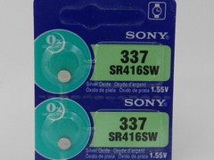 Sony 337  SR416W Watch Battery 2Pcs (Exp 10/2026)