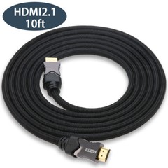 CL3 HDMI 2.1 Cable, 48Gbps-Ethernet, eARC, HDR10, HDCP2.2, Up to 7680p x 4320p