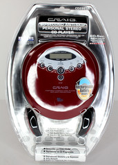 Craig 60 Second Anti-Skip Personal Stereo CD Player with Stereo Headphones