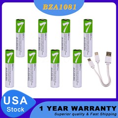 Lot USB AA AAA 9V C D Lithium ion Rechargeable Battery 1.5V Fast Charge Type C