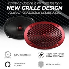 DS18 PRO-X694 6×9 Car Audio Loudspeaker Midrange 550W Max, 275W RMS, 4 Ohms