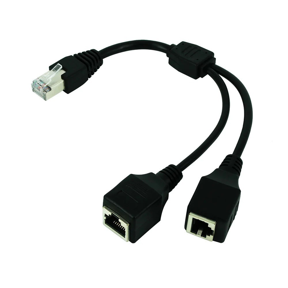 RJ45 Splitter Adapter 1 to 2/3 Ways CAT 7 6 5 LAN Ethernet Cable Connector