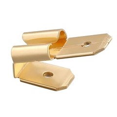 50pcs Piggyback Spade Connectors 3 Way Adapter Dual Male to Single Female