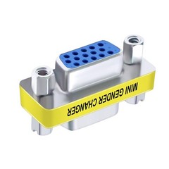 3 Pack VGA Connector Female To Female Gender Changer Adapter Coupler