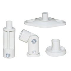 White – 5 Pack Lot – Universal Wall or Ceiling Speaker Mounts Brackets fits BOSE